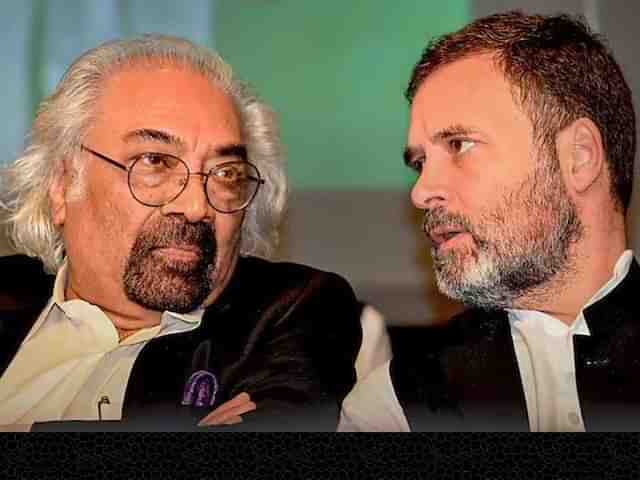 Sam Pitroda and Rahul Gandhi