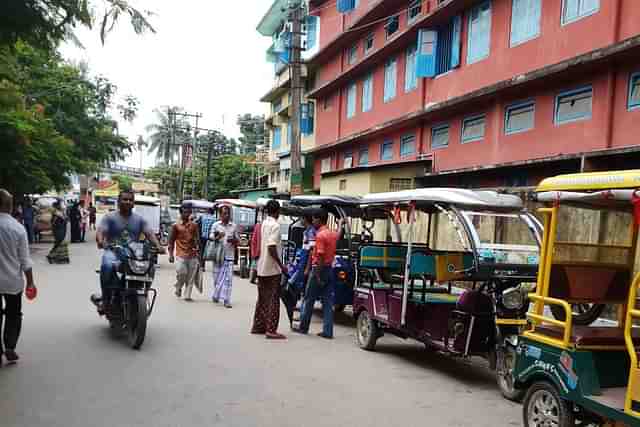  A street in Dhubri town