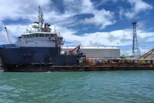 Paradip port is located in Jagatsinghpur district of coastal Odisha.