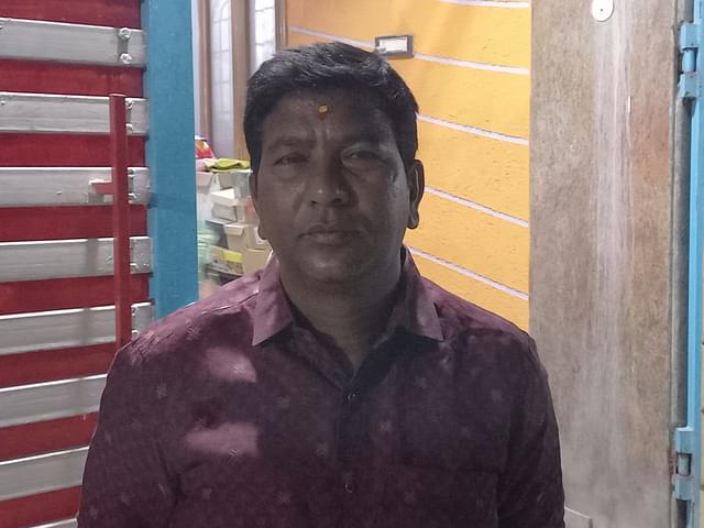 Rajesh Kumar, a resident of Jiyaguda. (S Rajesh)