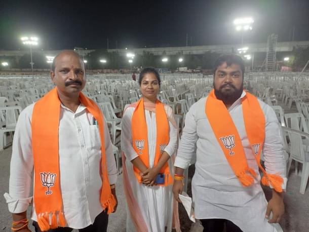 Shankar Mekala (L), Sneha (C) and Dinesh (R) (S Rajesh)