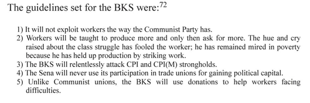 Guidelines prepared by Balasaheb Thackeray for the Bhartiya Kamgar Sena, an offshot of the previously undivided Shiv Sena. (From Vaibhav Purandare's 2012 book 'Bal Thackeray And The Rise Of The Shiv Sena')
