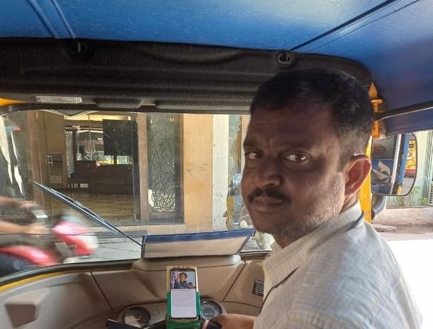 Auto driver B Ganesh (S Rajesh)
