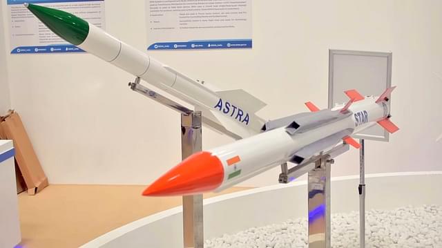 Mock up of STAR missile. (X/ @DefenceDecode)