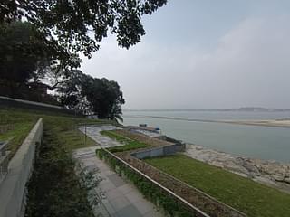 Brahmaputra riverfront being developed in Guwahati. 