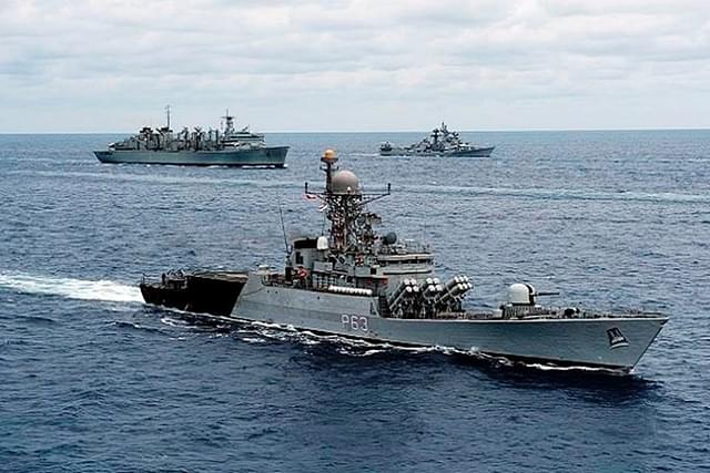 Indian Navy engaged in an exercise. (Representative Image)