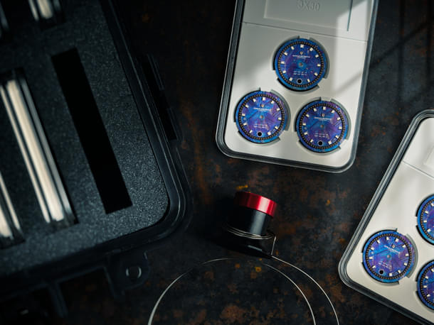 Meteorite dials for the Karman Line