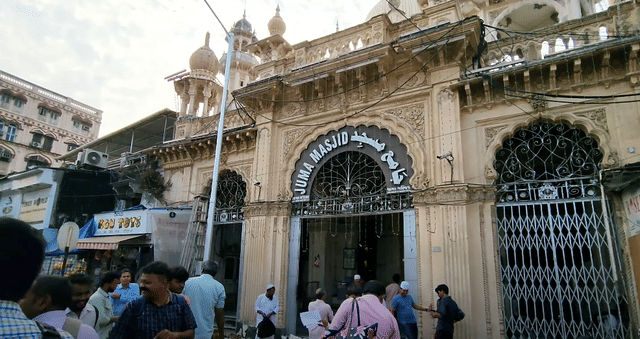 Nearly 200-year-old Juma Masjid in the precincts of Crawford Market in the Mumbadevi assembly segment (Photo via special arrangement)