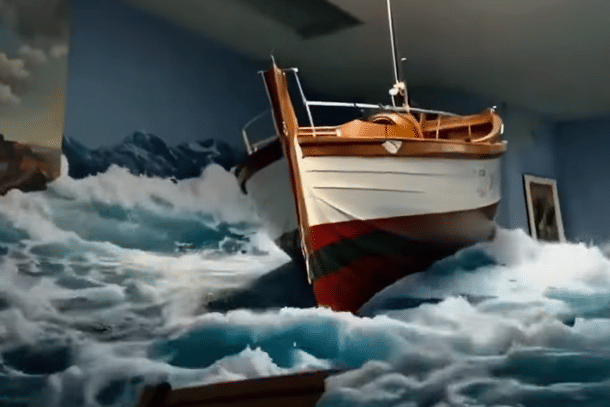 Screengrab from a Vidu sample video clip