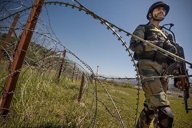 An Indian soldier guarding border. Representative Image. (Gurinder Osan/Hindustan Times via Getty Images)