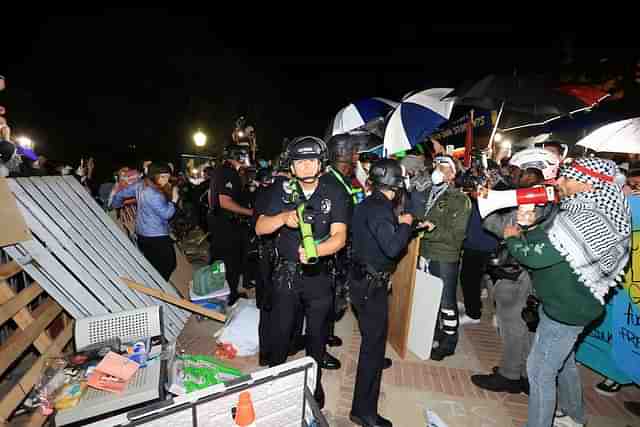 Police at UCLA campus