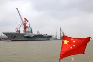China's third aircraft carrier Fujian.