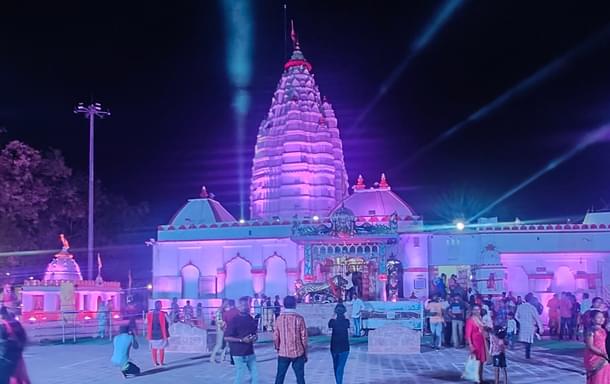 Samaleshwari Mandir and its makeover project.