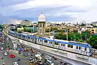 The Hyderabad Metro is the world's largest metro project in a public-private partnership (PPP) mode. (Telangana Today)