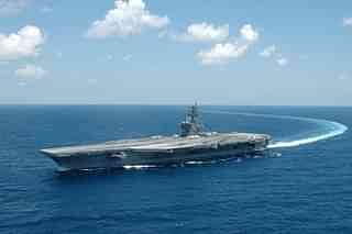 US Navy's aircraft carrier USS Dwight D Eisenhower. (Wiki)