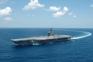 US Navy's aircraft carrier USS Dwight D Eisenhower. (Wiki)