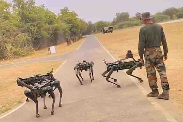 Robotic mules under testing by Indian Army.