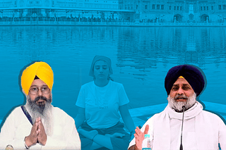 Influencer booked after performing yoga at Golden temple. 