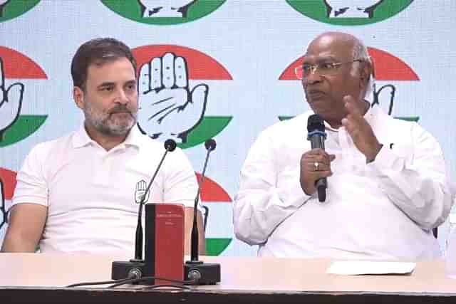 Rahul Gandhi and Mallikarjun Kharge