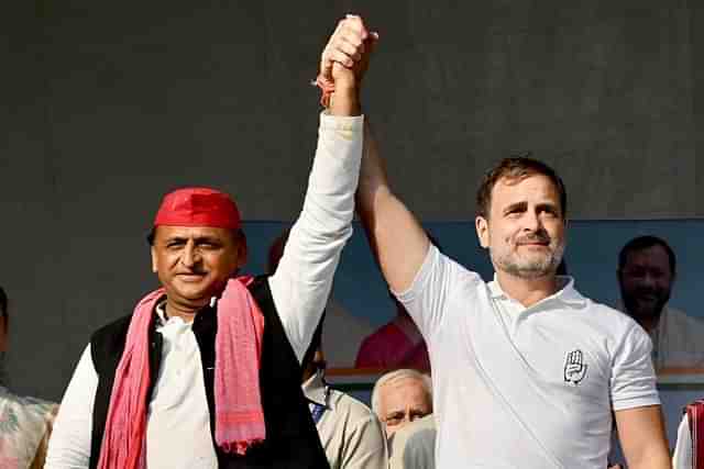 Akhilesh Yadav and Rahul Gandhi