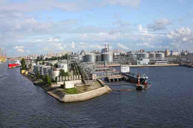 The INSTC is multimodal transportation network providing the shortest connectivity path from St Petersburg to the port of Mumbai. (Wikipedia)