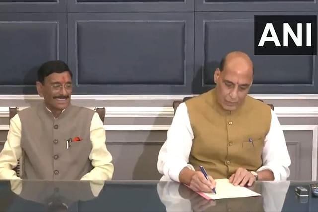 Rajnath Singh taking charge as Defence Minister