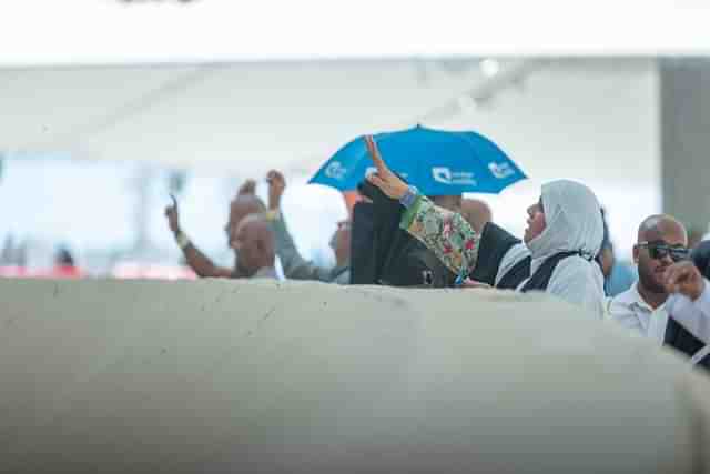 Picture of Hajj pilgrimage this year taken from X account of Ministry of Hajj and Umrah in Saudi Arabia.