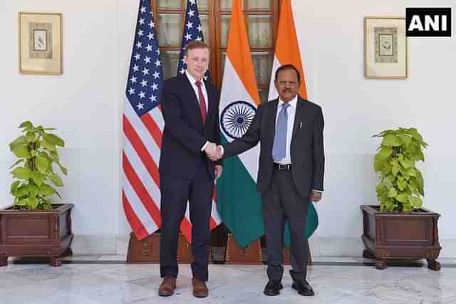 Jake Sullivan with Ajit Doval.