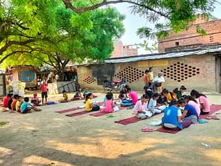 Ram ji Patel's evening class in progress (Image credit: Sumati Mehrishi)