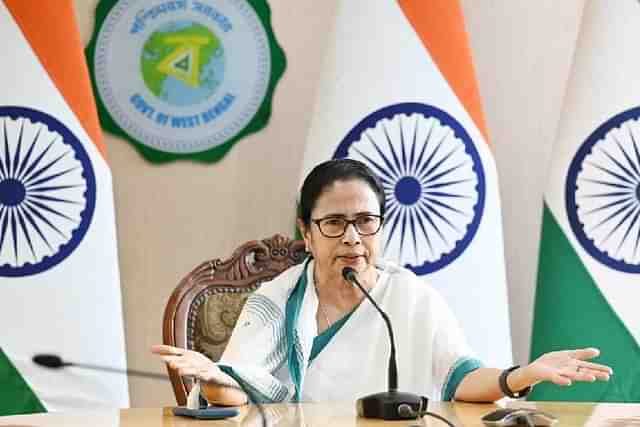 Chief Minister Mamata Banerjee at the state secretariat