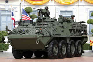 A Stryker armoured vehicle 