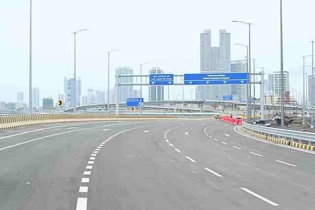 The Mumbai Coastal Road.