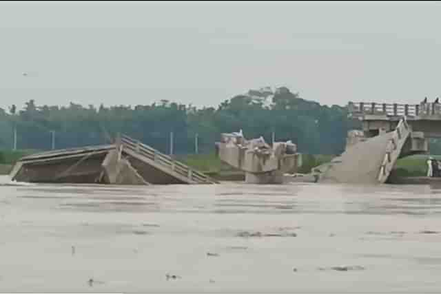 Bridge collapse in Bihar