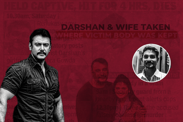 Actor Darshan Thoogudeepa was recently detained by Bengaluru police in connection with a murder case involving a 33-year-old man in the city.