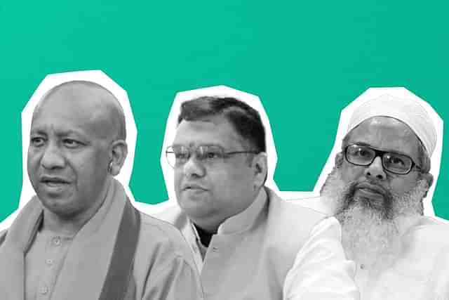 Yogi Adityanath, Priyank Kanoongo and Maulana Mahmood Asad Madni.