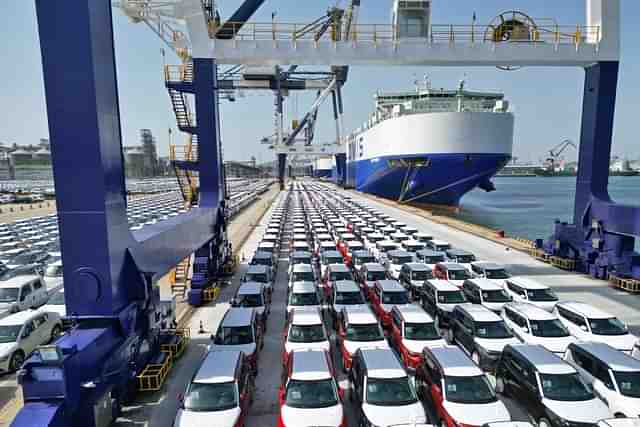 Cars being exported (representative image)