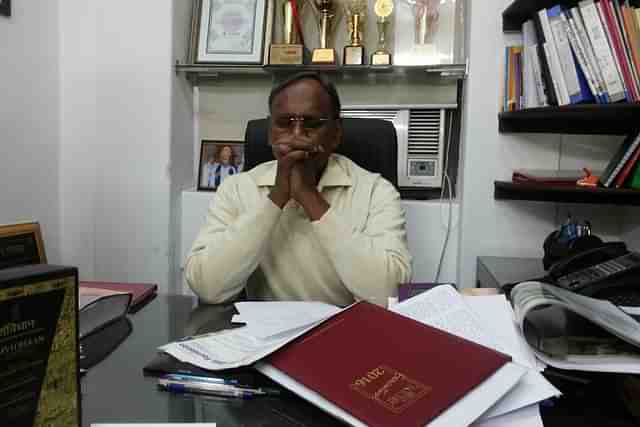 Udit Raj at his desk