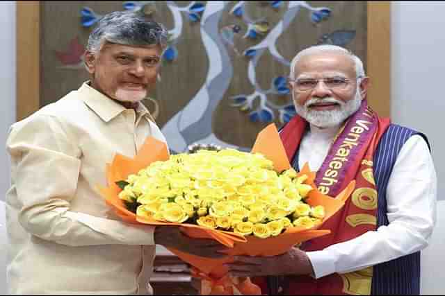 Chandrababu Naidu with PM Modi (X)