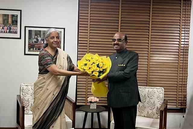 Nirmala Sitharaman and C V Ananda Bose