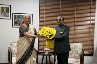 Nirmala Sitharaman and C V Ananda Bose