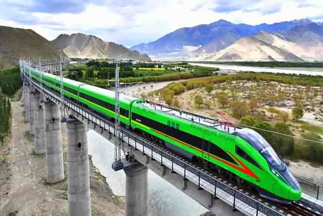 Maglev technology utilises strong electromagnets to lift and propel the train forward on a cushion of air. (Getty Images)