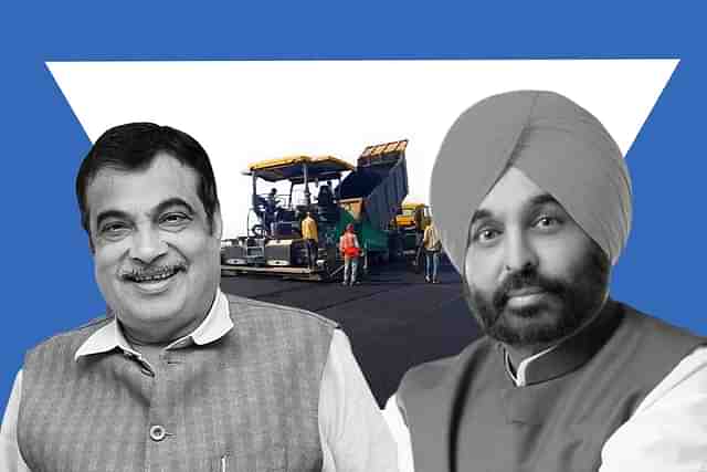 Union Minister for Road Transport and Highways, Nitin Gadkari, and Punjab Chief Minister Bhagwant Mann.