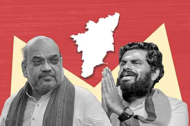 Amit Shah reportedly told Annamalai to focus on pushing the AIADMK to the third position.