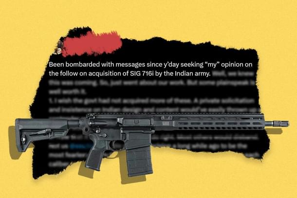 Indigenously developed weapons are not being given a fair shot