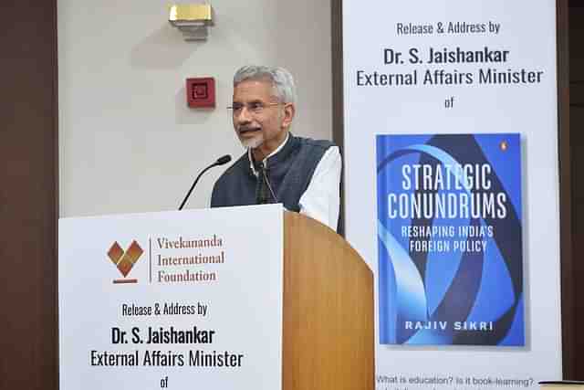 Dr S Jaishankar during book launch