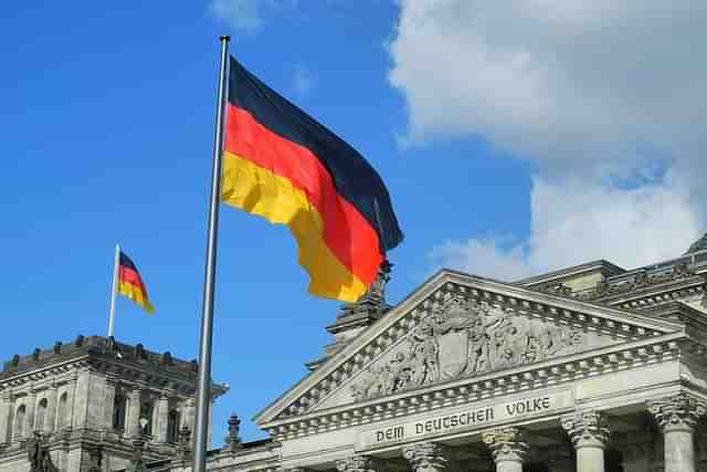 The German Parliament in Berlin.