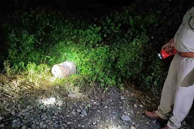 Cylinder rolled off from track after train hit it in Kanpur