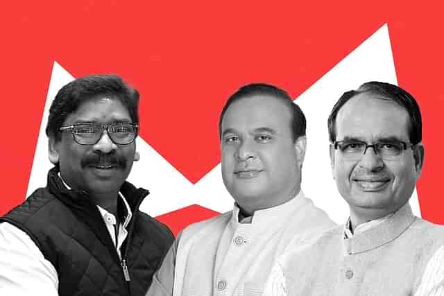 Jharkhand Chief Minister Hemant Soren, Assam Chief Minister Himanta Biswa Sarma and Union Minister Shivraj Singh Chouhan.