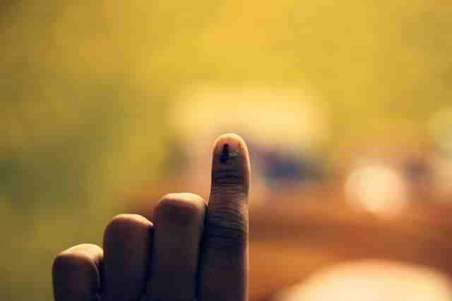 A voter ink mark (Representative Image)