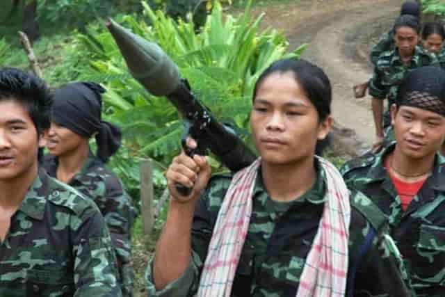 Kuki militants in Manipur